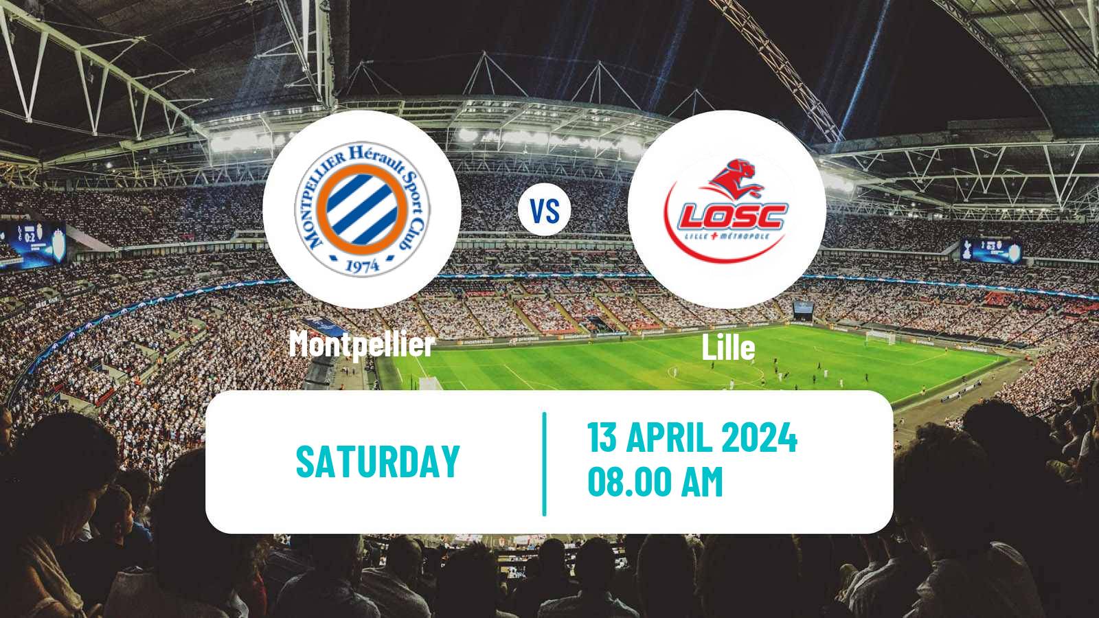 Soccer French Division 1 Women Montpellier - Lille