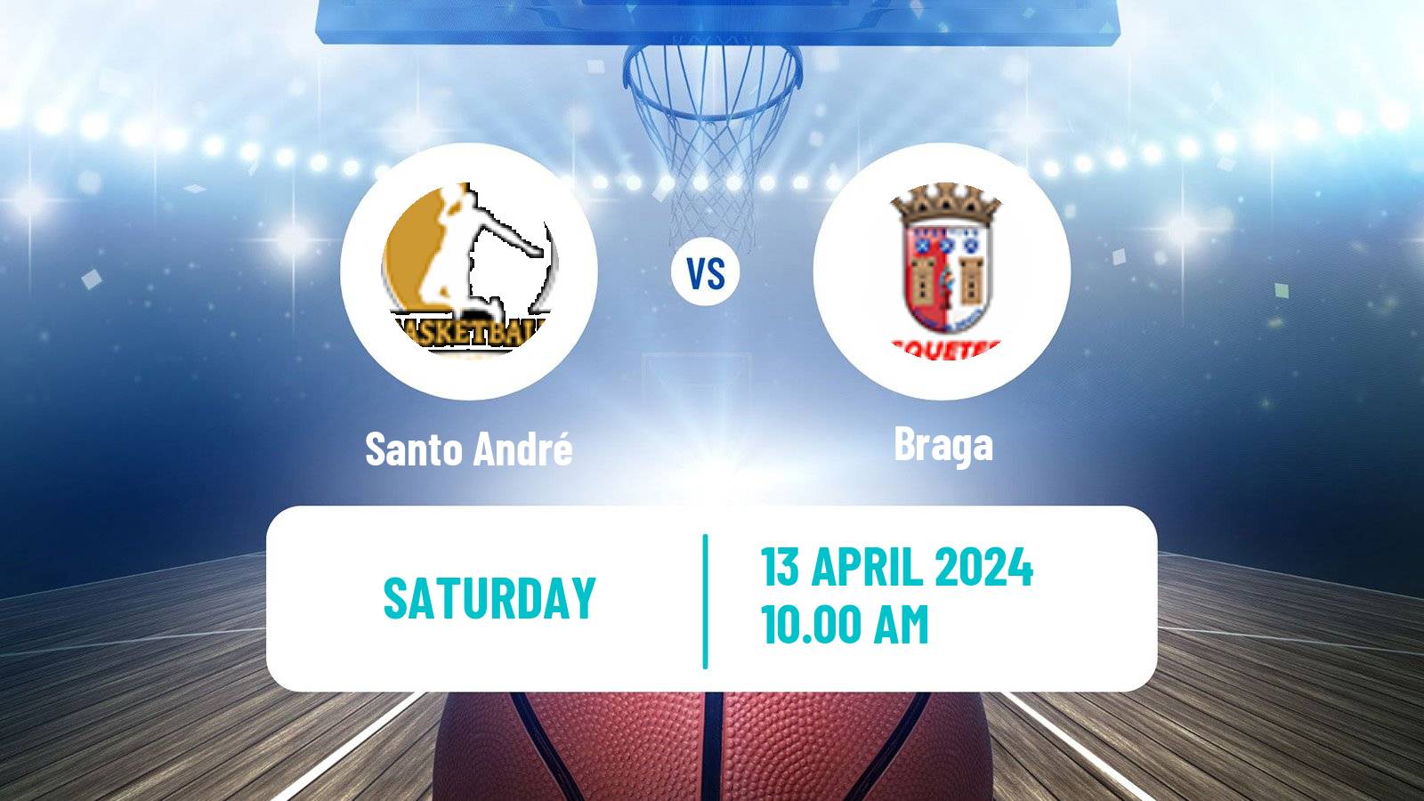 Basketball Portuguese Proliga Basketball Santo André - Braga