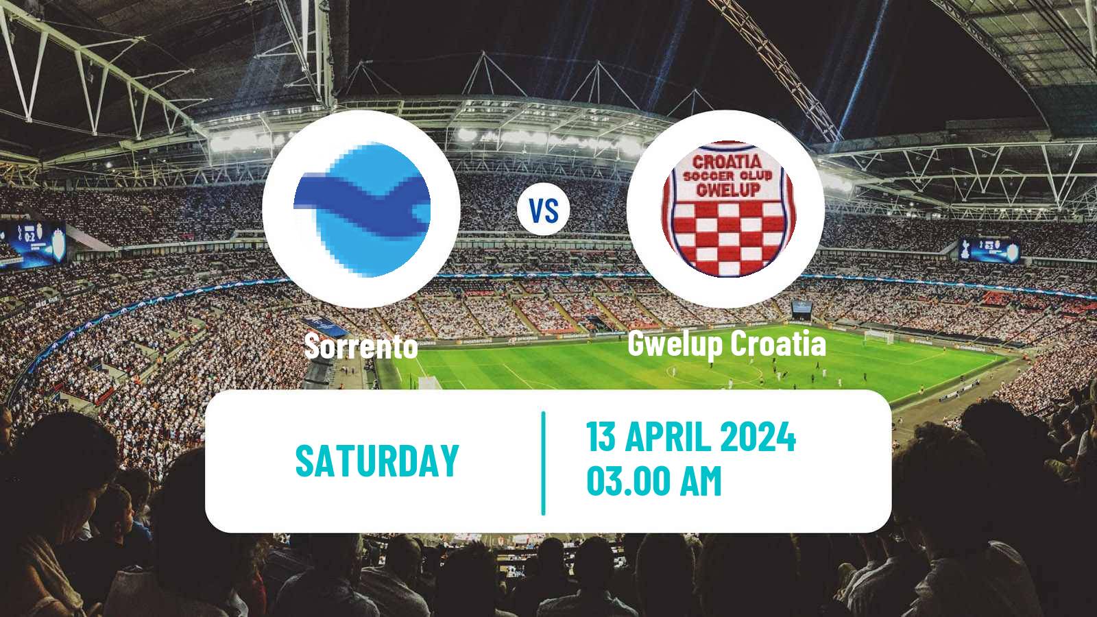 Soccer Australian WA State League Sorrento - Gwelup Croatia