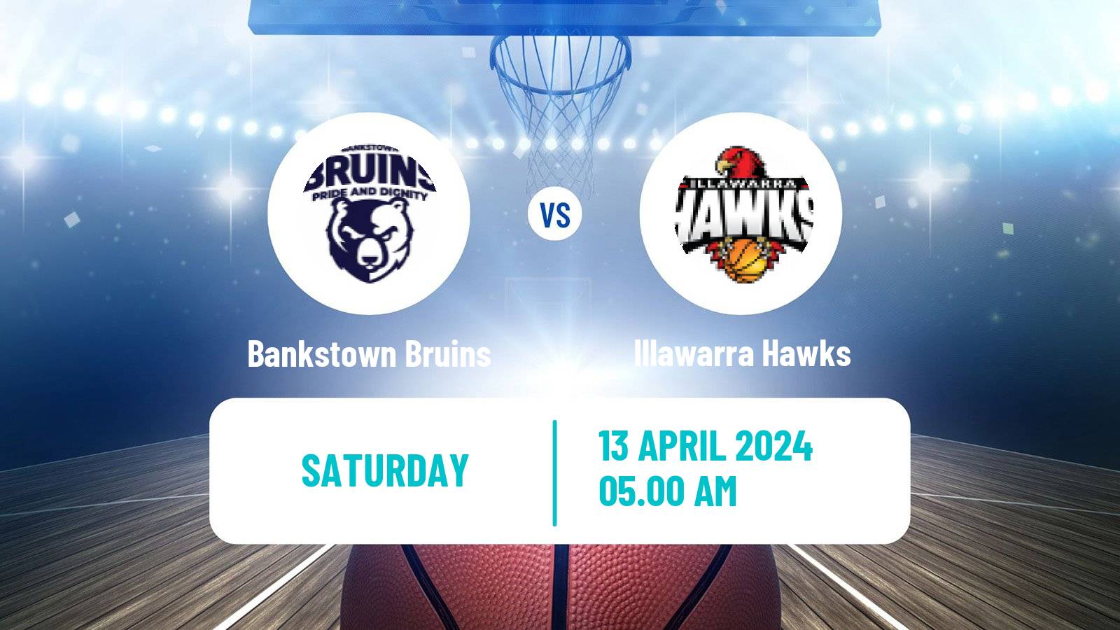 Basketball Australian NBL1 East Bankstown Bruins - Illawarra Hawks