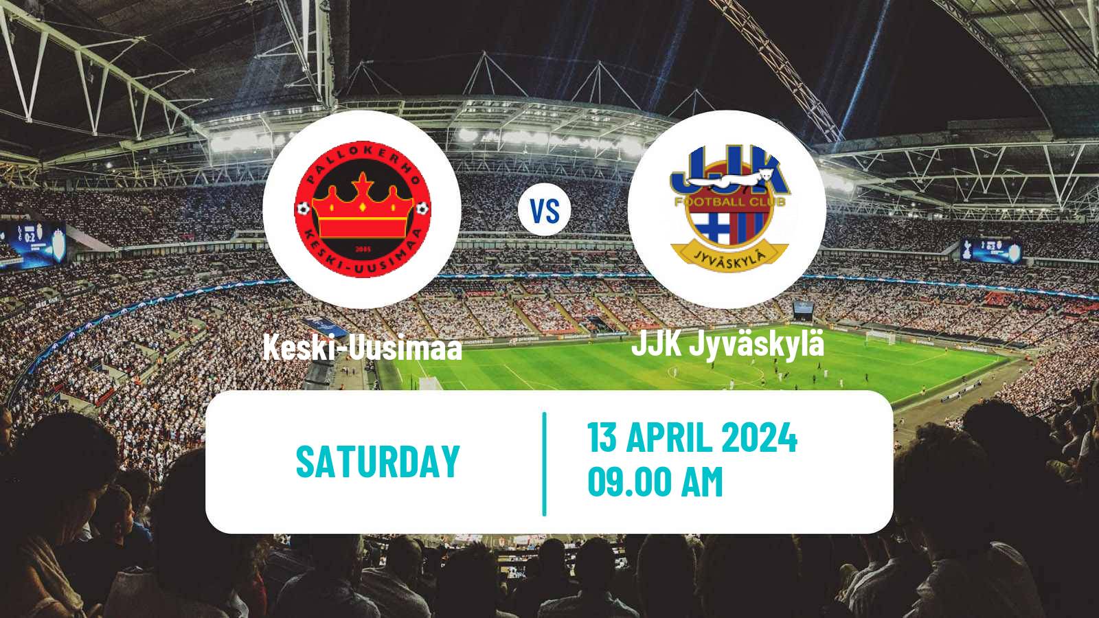 Soccer Finnish Ykkonen Keski-Uusimaa - JJK Jyväskylä
