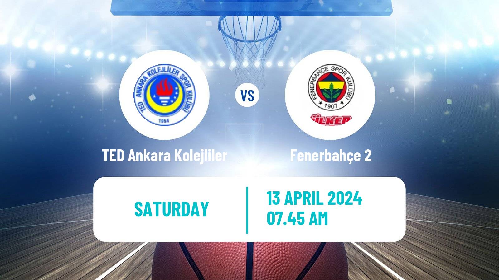 Basketball Turkish TBL TED Ankara Kolejliler - Fenerbahçe 2