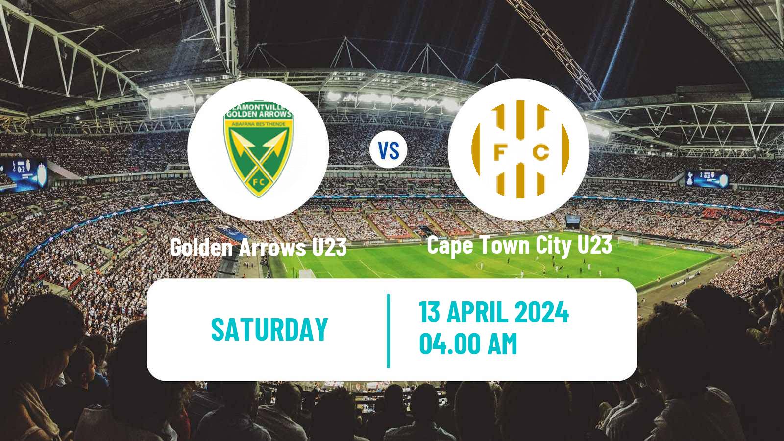 Soccer South African Diski Challenge Golden Arrows U23 - Cape Town City U23