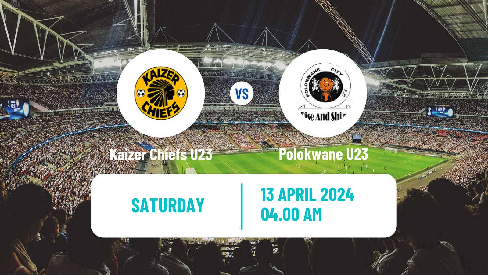 Soccer South African Diski Challenge Kaizer Chiefs U23 - Polokwane U23