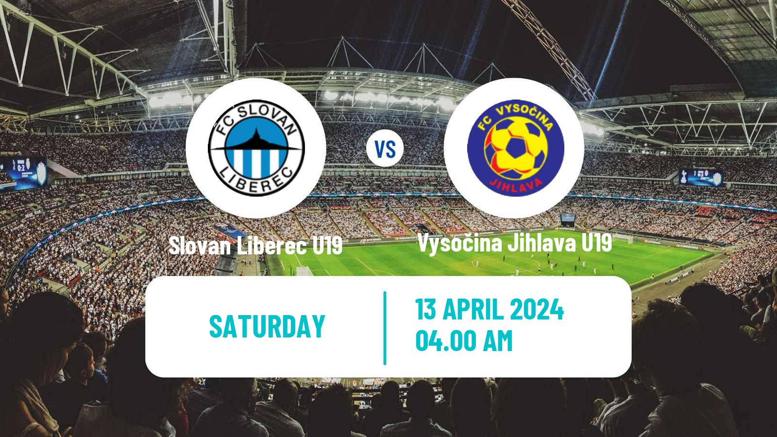 Soccer Czech U19 League Slovan Liberec U19 - Vysočina Jihlava U19