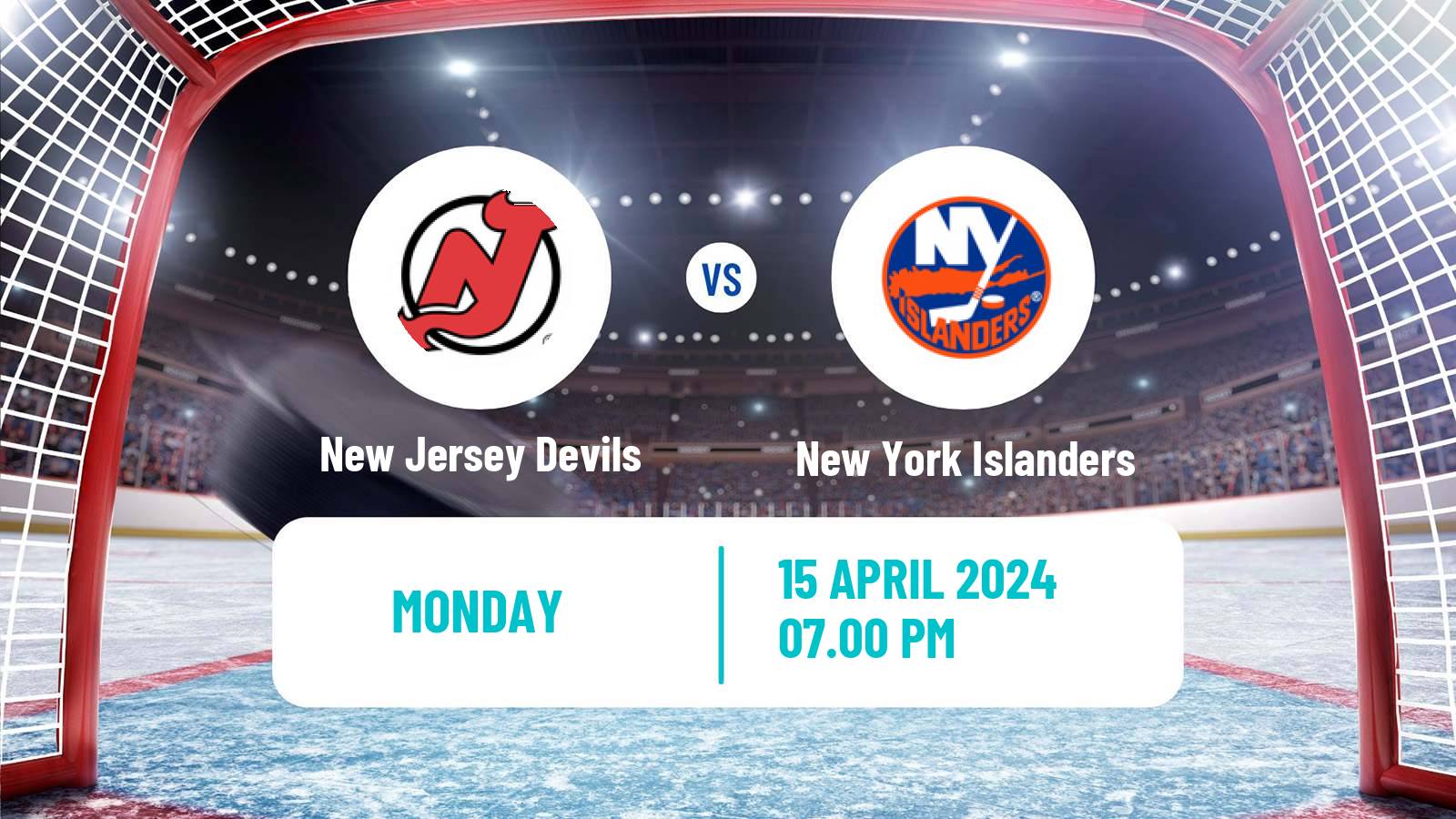 Hockey NHL New Jersey Devils - New York Islanders
