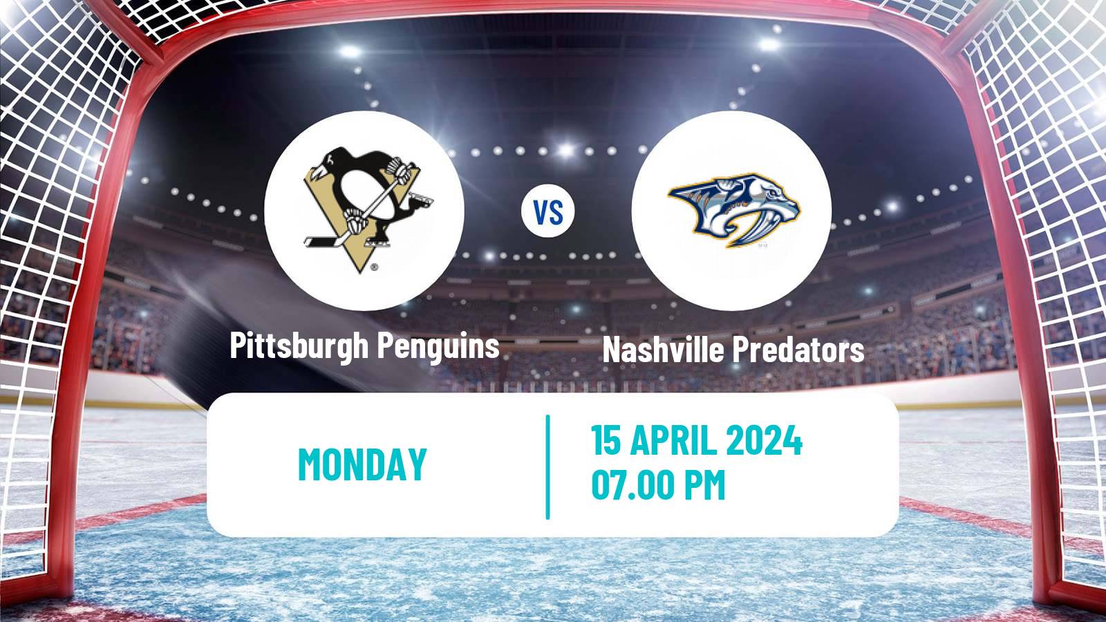 Hockey NHL Pittsburgh Penguins - Nashville Predators
