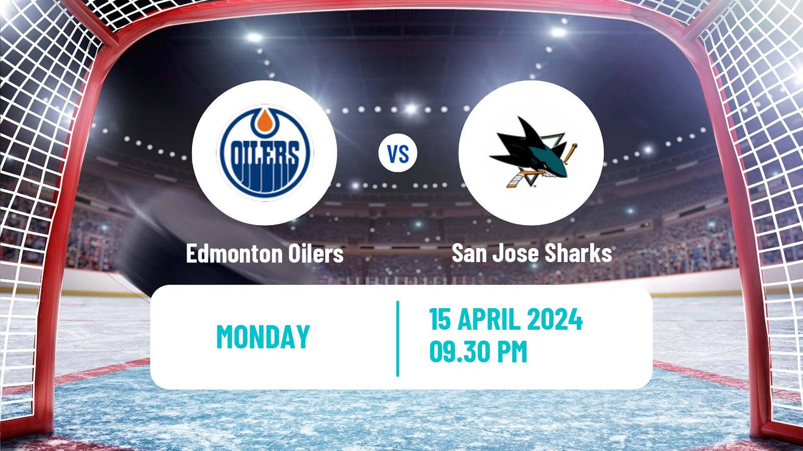 Hockey NHL Edmonton Oilers - San Jose Sharks