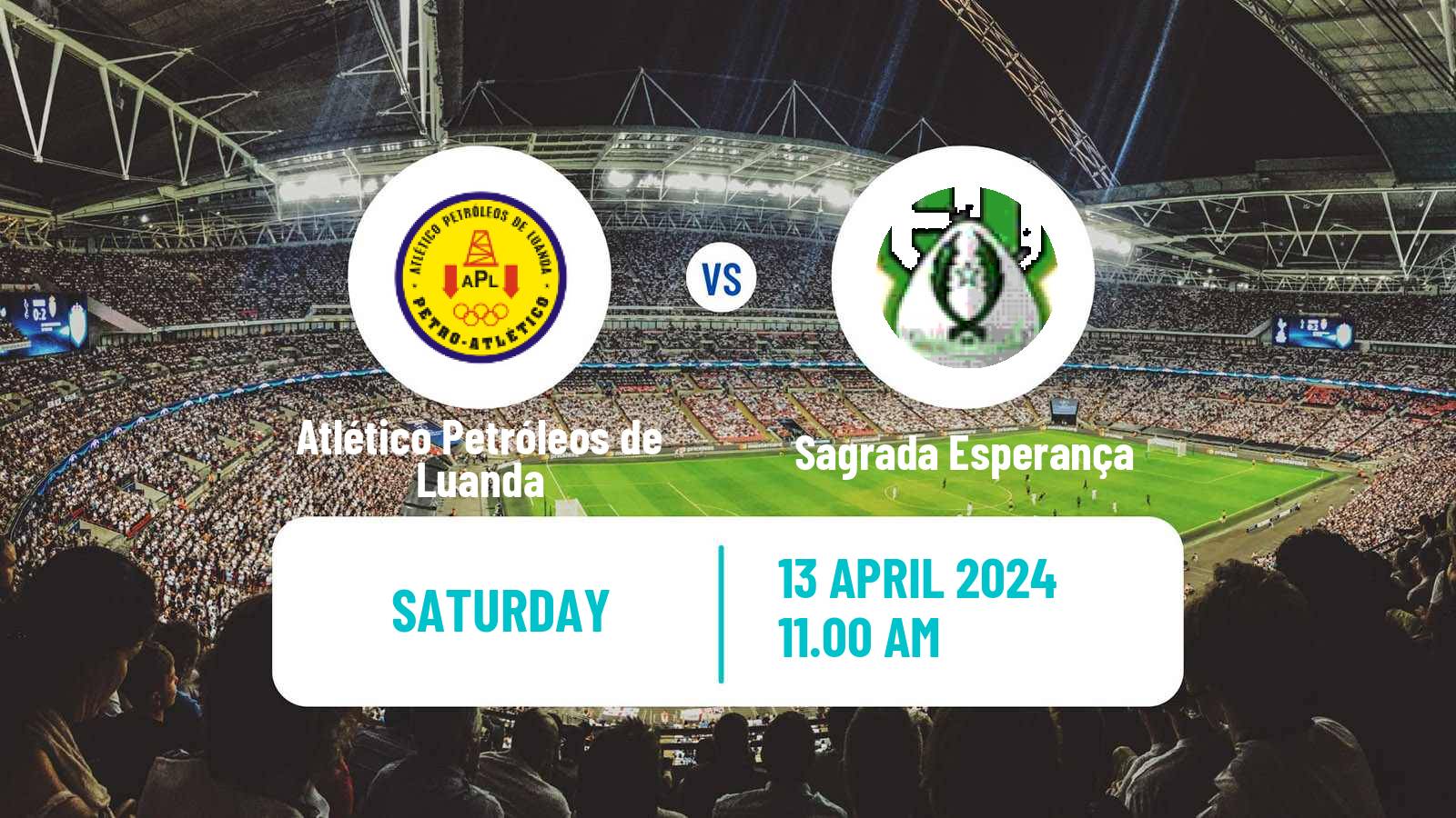 Soccer Angolan Girabola Atlético Petróleos de Luanda - Sagrada Esperança