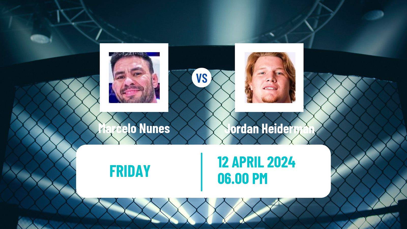 MMA Heavyweight Pfl Men Marcelo Nunes - Jordan Heiderman