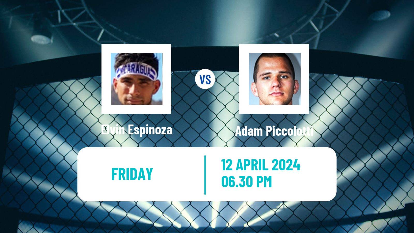 MMA Lightweight Pfl Men Elvin Espinoza - Adam Piccolotti