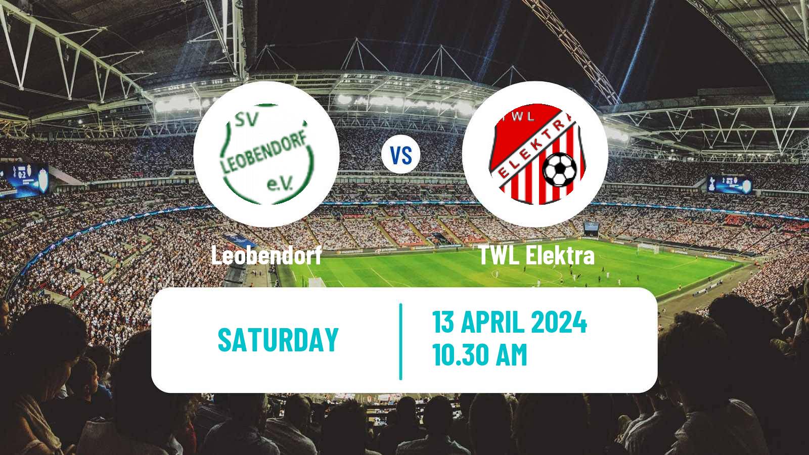 Soccer Austrian Regionalliga East Leobendorf - TWL Elektra