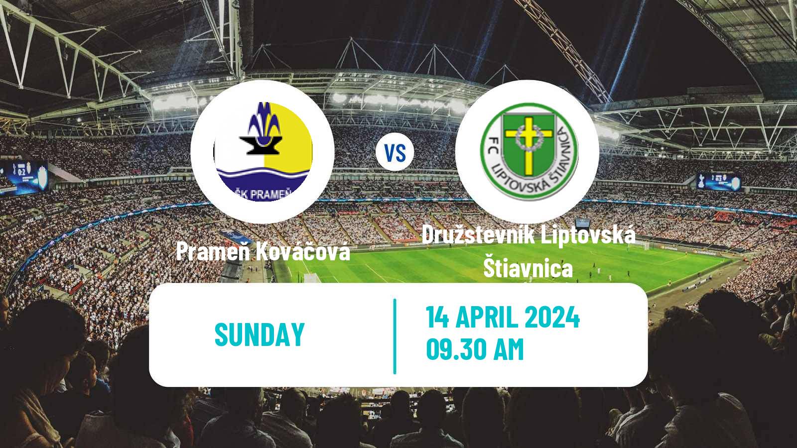 Soccer Slovak 4 Liga Central Prameň Kováčová - Družstevník Liptovská Štiavnica