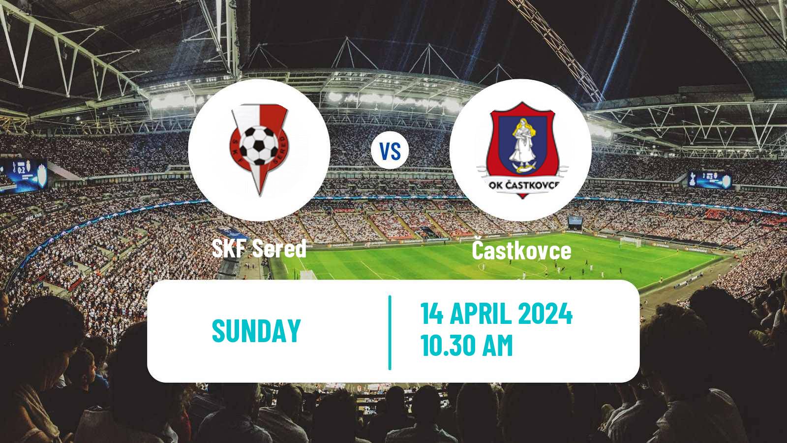 Soccer Slovak 3 Liga West Sered - Častkovce