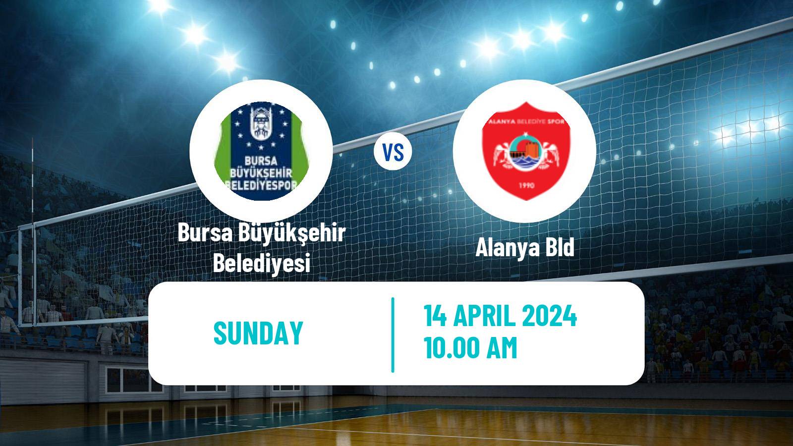 Volleyball Turkish Efeler Ligi Volleyball Bursa Büyükşehir Belediyesi - Alanya Bld