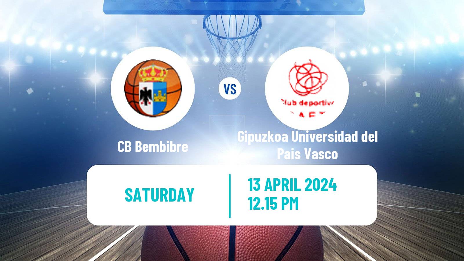 Basketball Spanish Liga Femenina Basketball CB Bembibre - Gipuzkoa Universidad del Pais Vasco