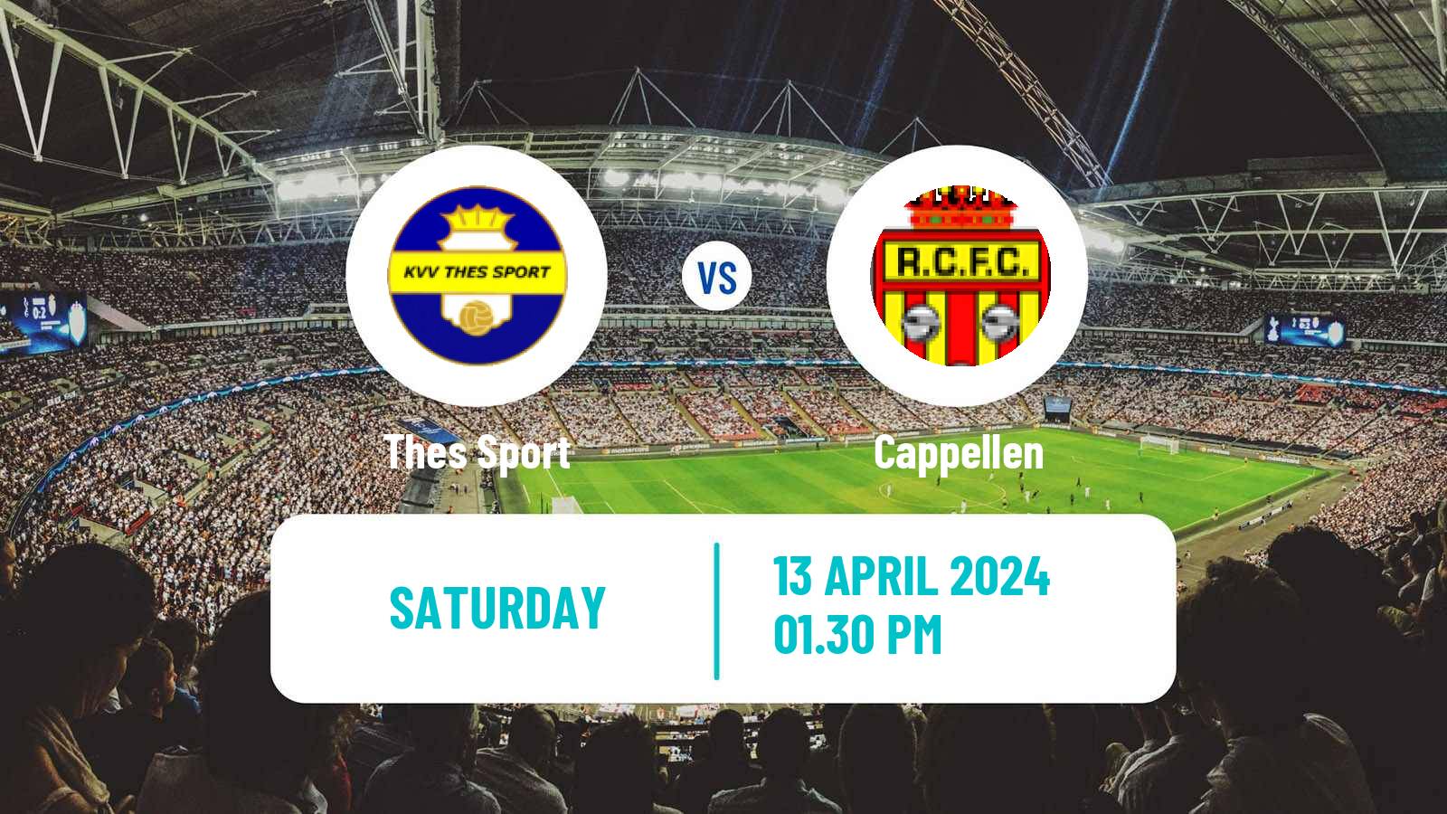 Soccer Belgian National Division 1 Thes Sport - Cappellen