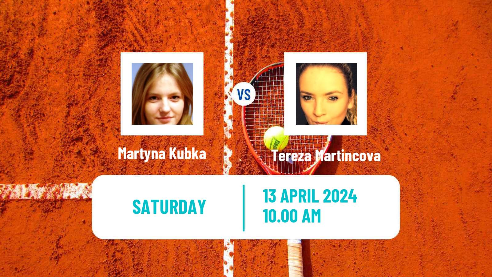 Tennis WTA Rouen Martyna Kubka - Tereza Martincova