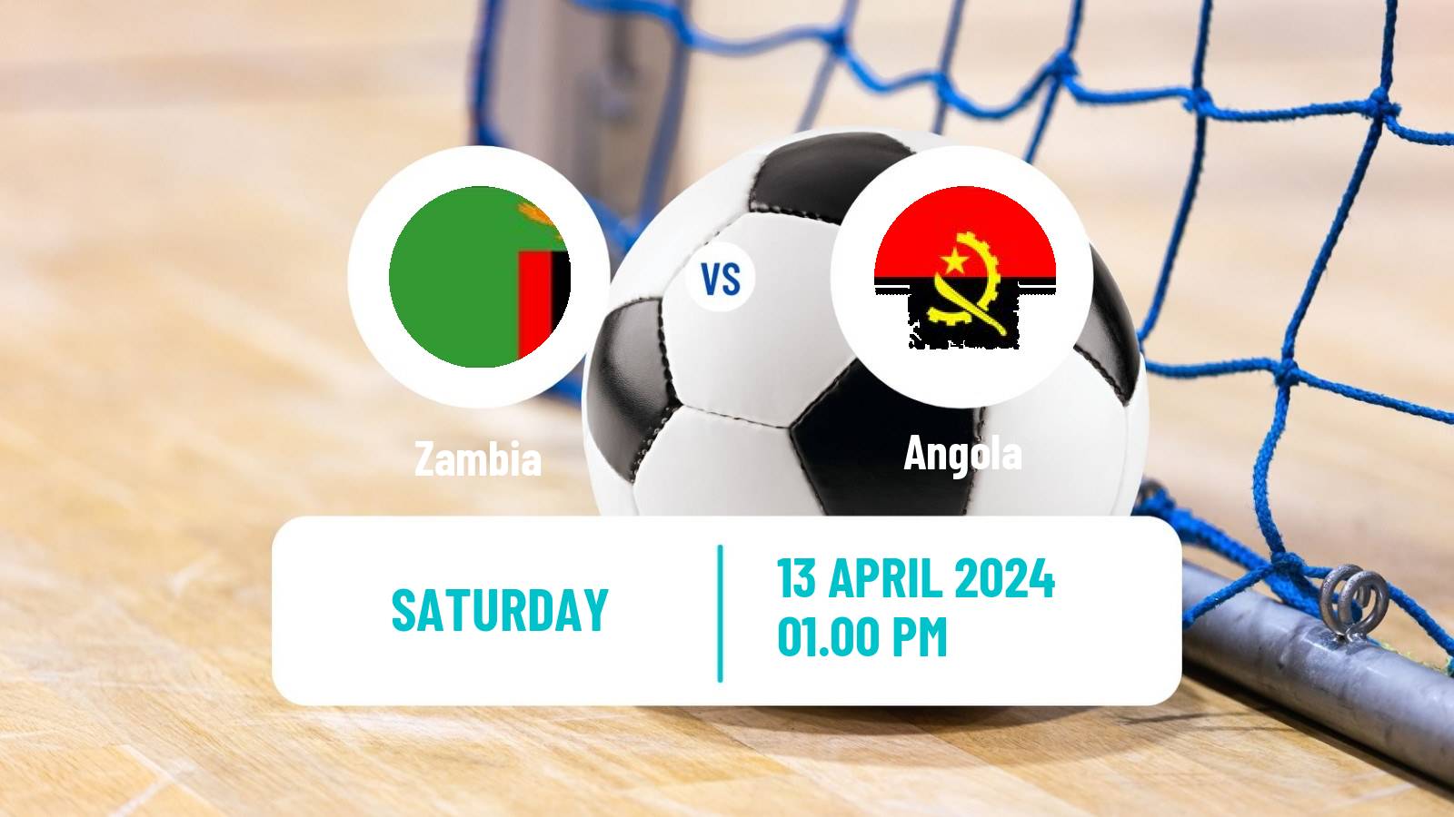 Futsal Africa Cup of Nations Futsal Zambia - Angola