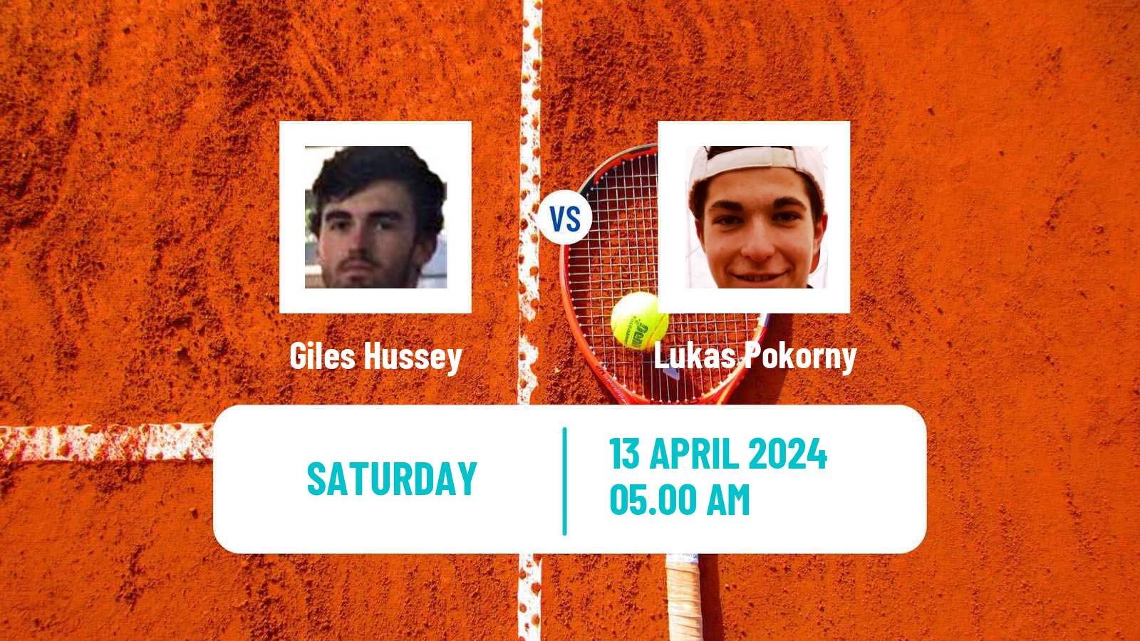 Tennis ITF M15 Monastir 15 Men Giles Hussey - Lukas Pokorny