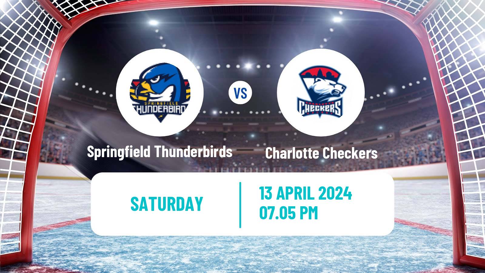 Hockey AHL Springfield Thunderbirds - Charlotte Checkers
