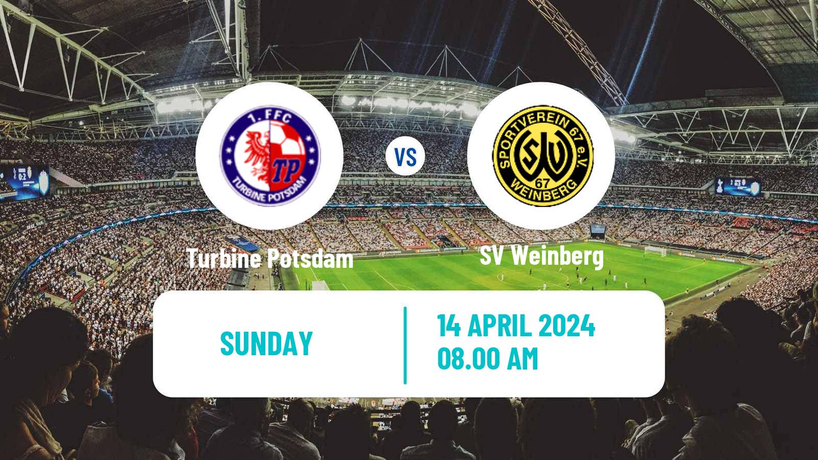 Soccer German 2 Bundesliga Women Turbine Potsdam - Weinberg