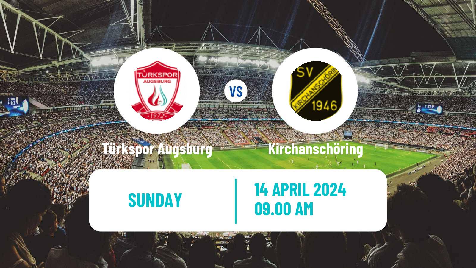 Soccer German Oberliga Bayern Süd Türkspor Augsburg - Kirchanschöring