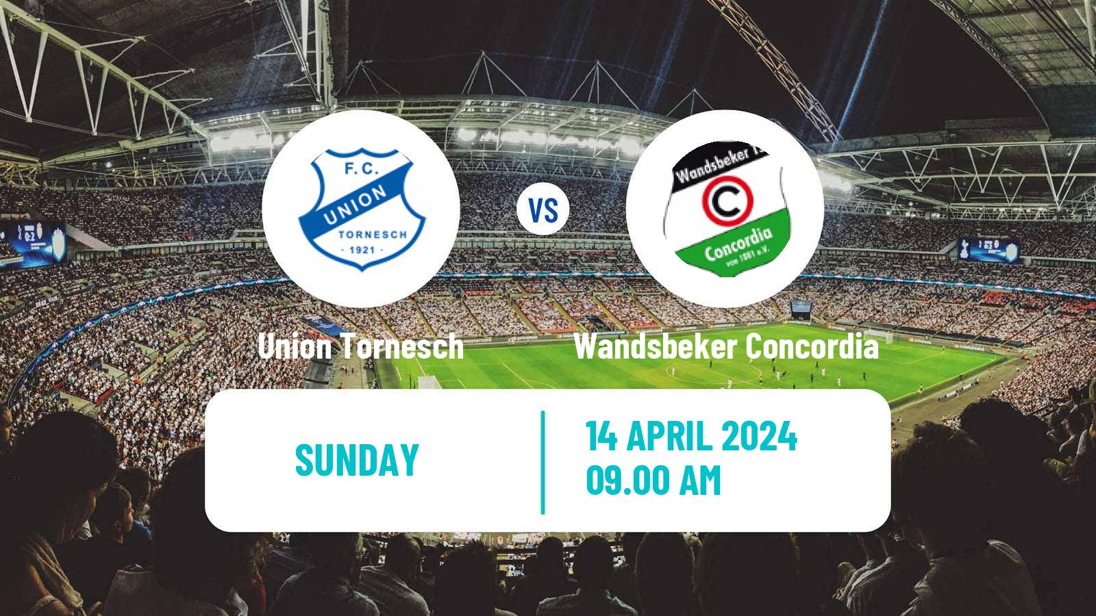 Soccer German Oberliga Hamburg Union Tornesch - Wandsbeker Concordia