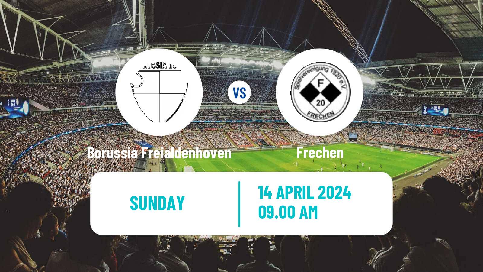 Soccer German Oberliga Mittelrhein Borussia Freialdenhoven - Frechen