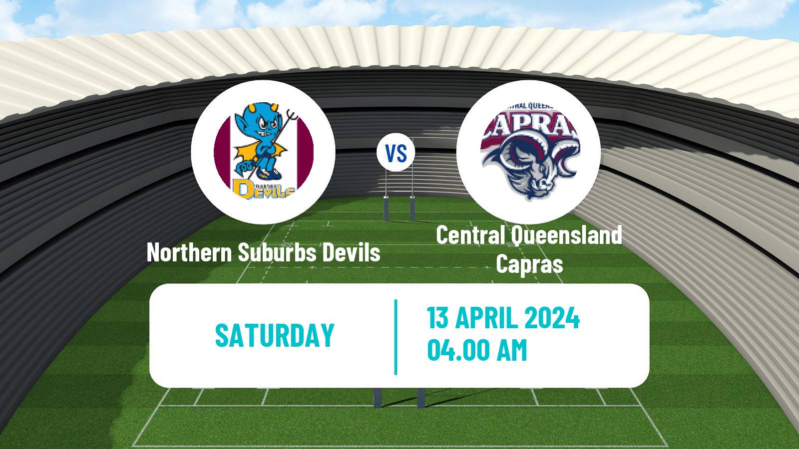 Rugby league Australian Queensland Cup Northern Suburbs Devils - Central Queensland Capras