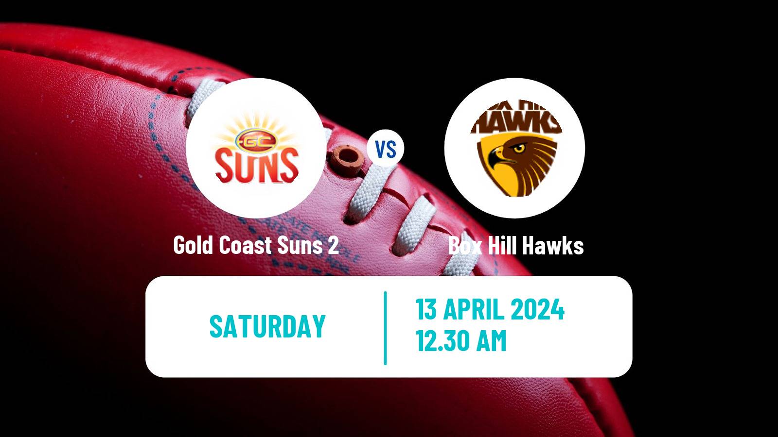 Aussie rules VFL Gold Coast Suns 2 - Box Hill Hawks