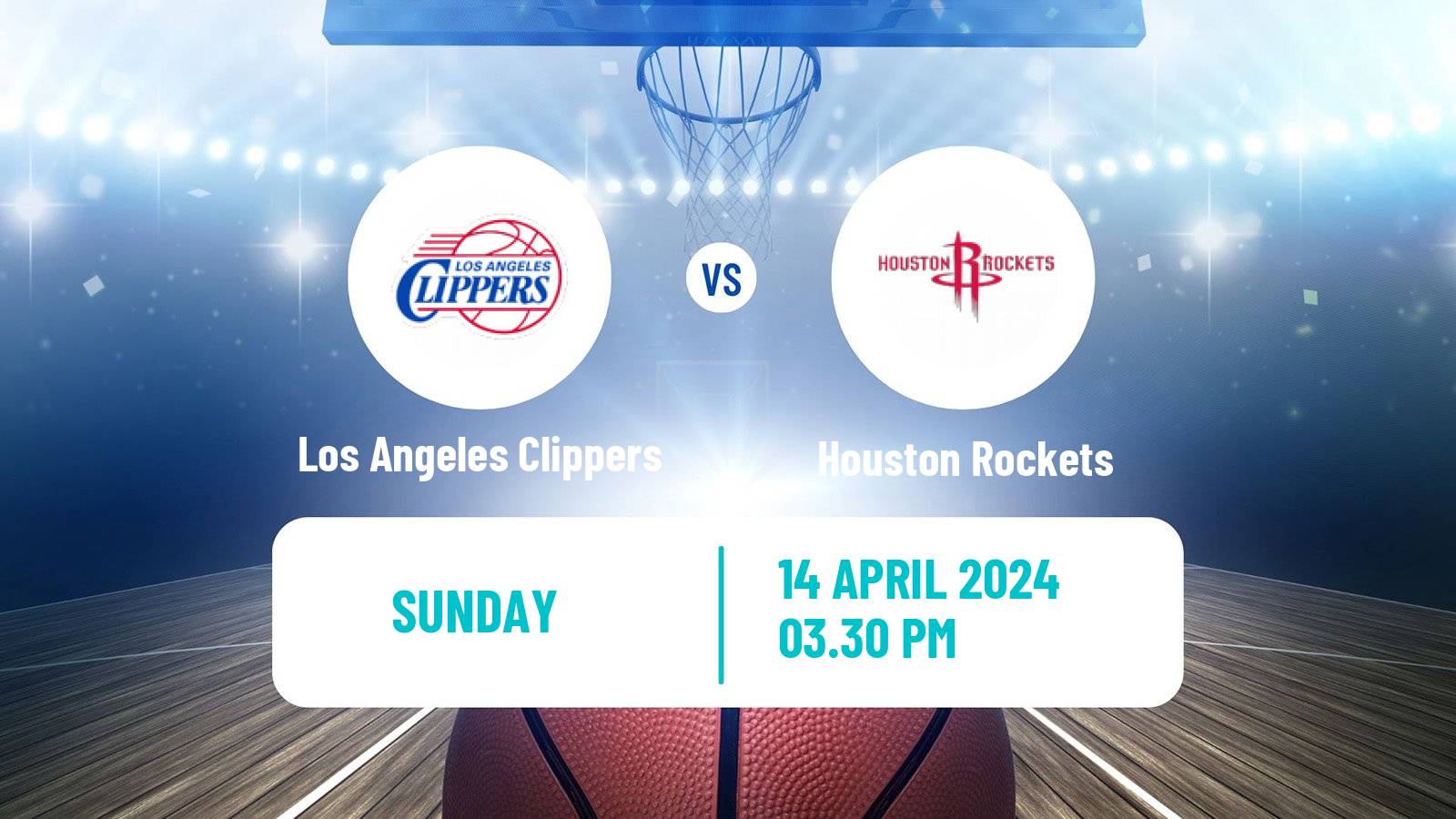 Basketball NBA Los Angeles Clippers - Houston Rockets