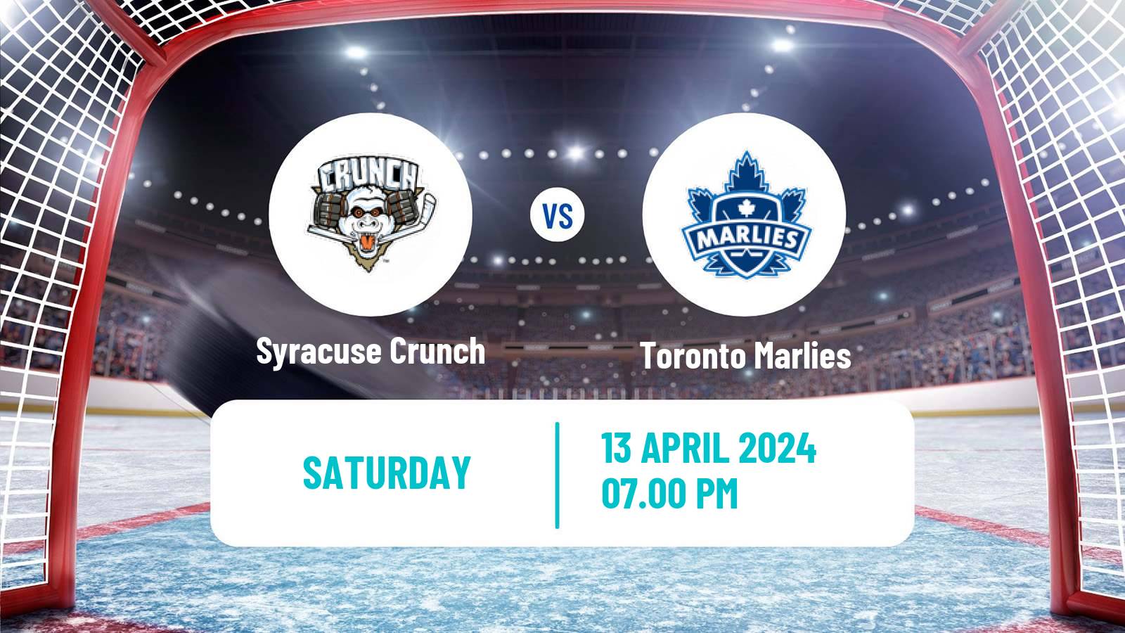 Hockey AHL Syracuse Crunch - Toronto Marlies