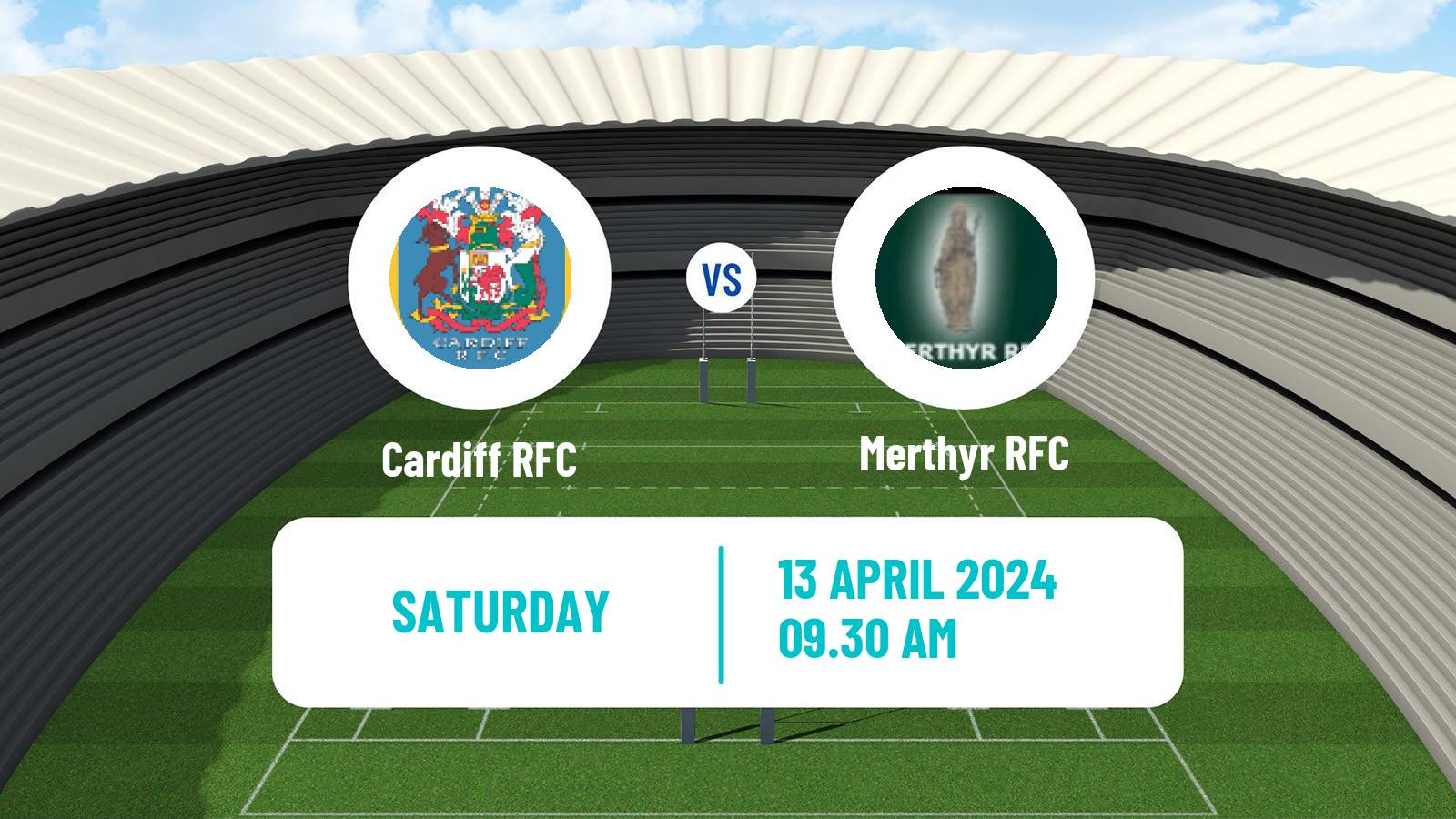 Rugby union Welsh Premier Division Rugby Union Cardiff - Merthyr