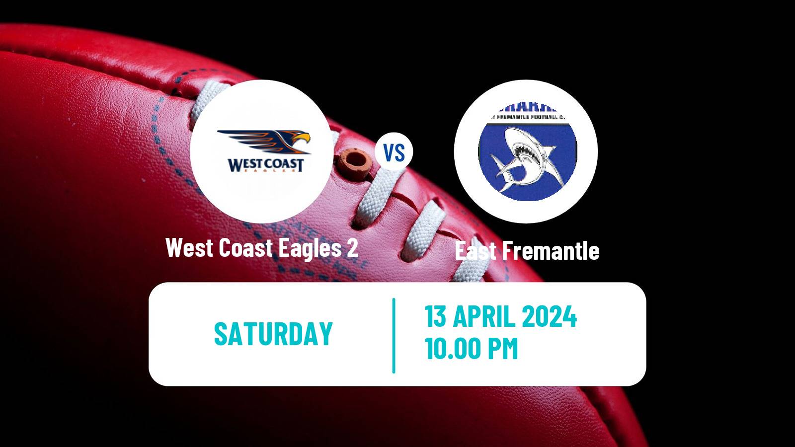 Aussie rules WAFL West Coast Eagles 2 - East Fremantle