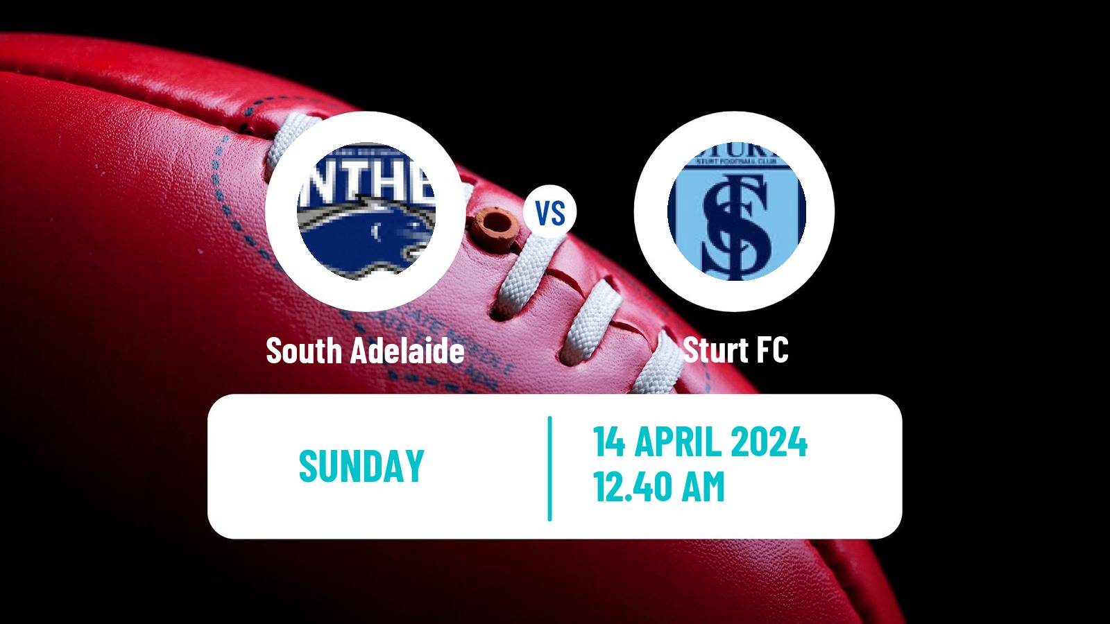 Aussie rules SANFL South Adelaide - Sturt