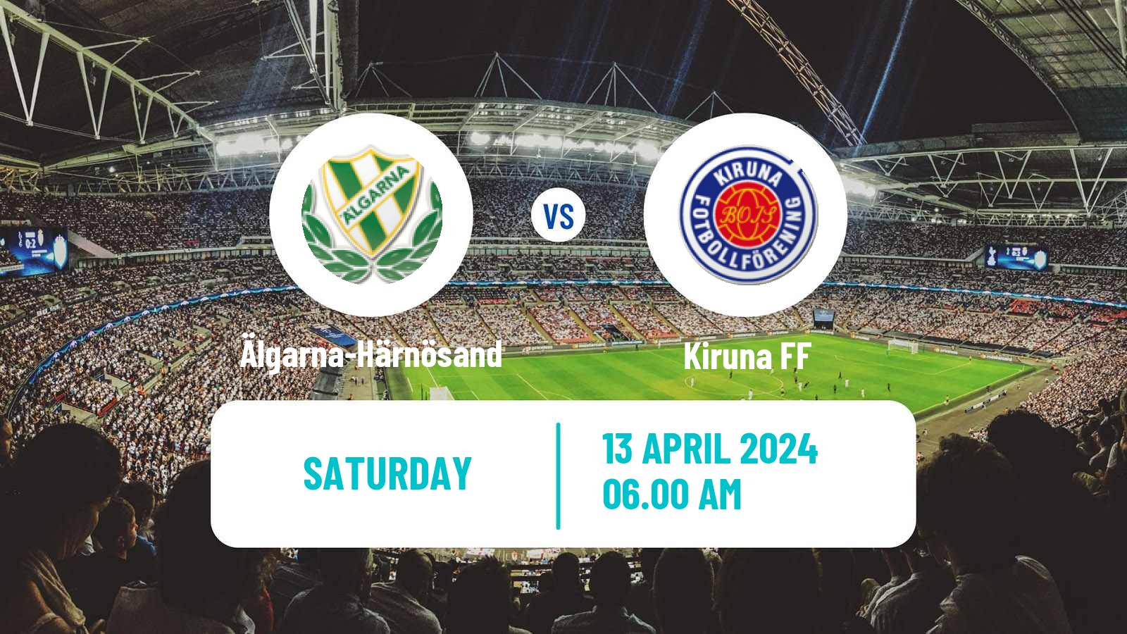 Soccer Swedish Division 2 - Norrland Älgarna-Härnösand - Kiruna
