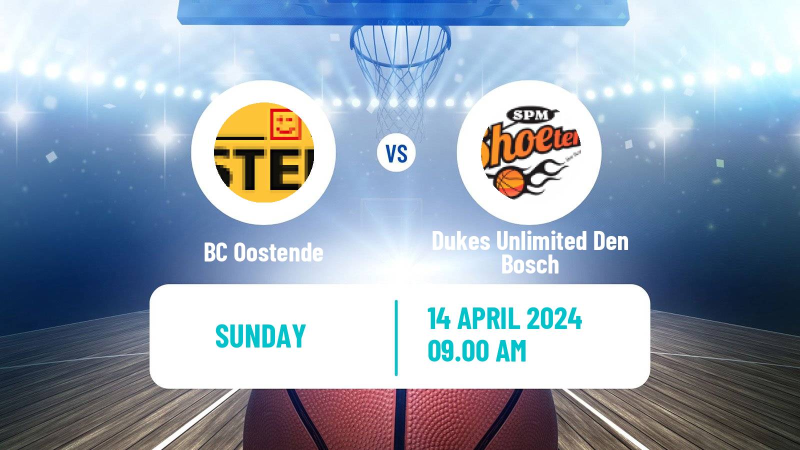 Basketball Dutch DBL Oostende - Dukes Unlimited Den Bosch