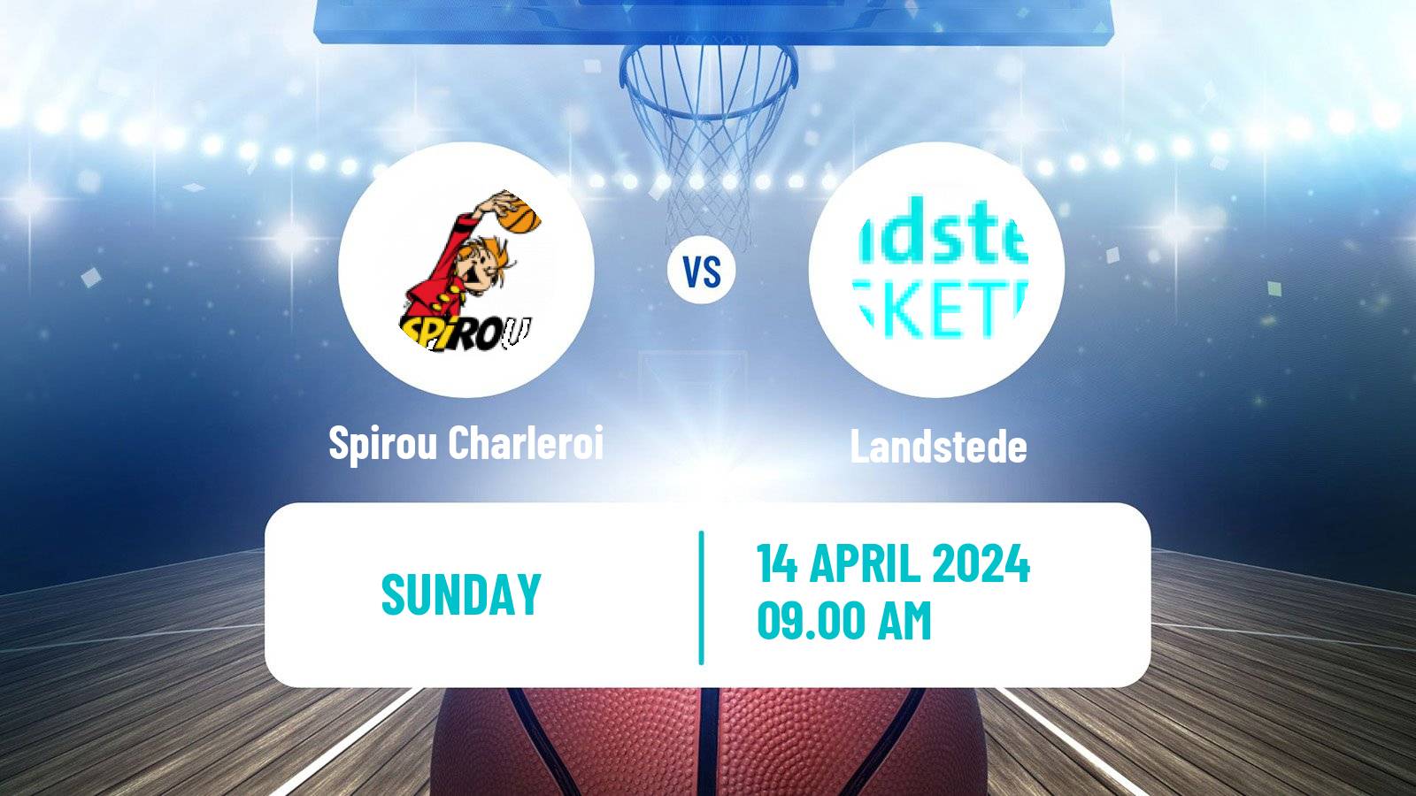 Basketball Dutch DBL Spirou Charleroi - Landstede