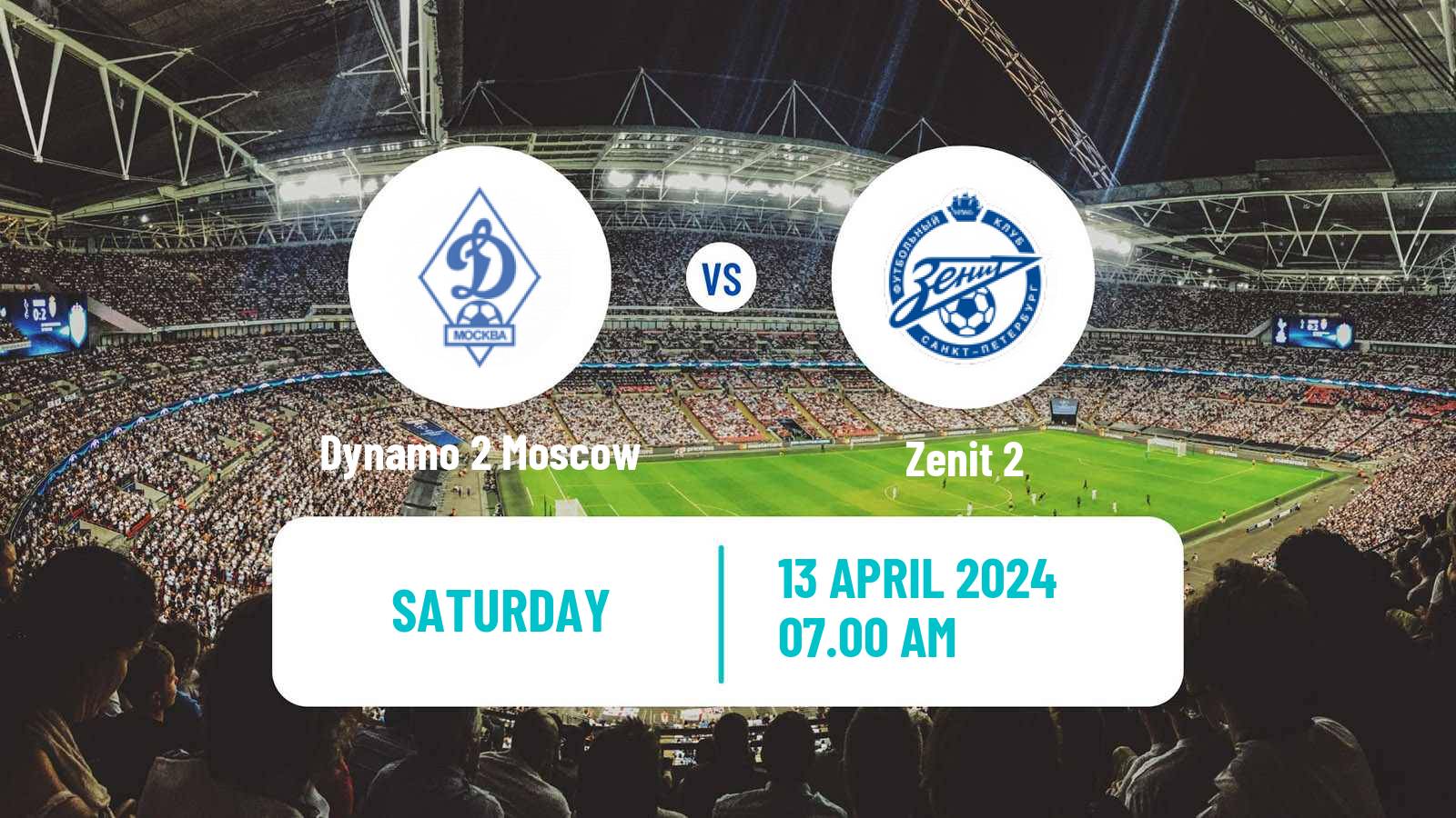 Soccer FNL 2 Division B Group 2 Dynamo 2 Moscow - Zenit 2