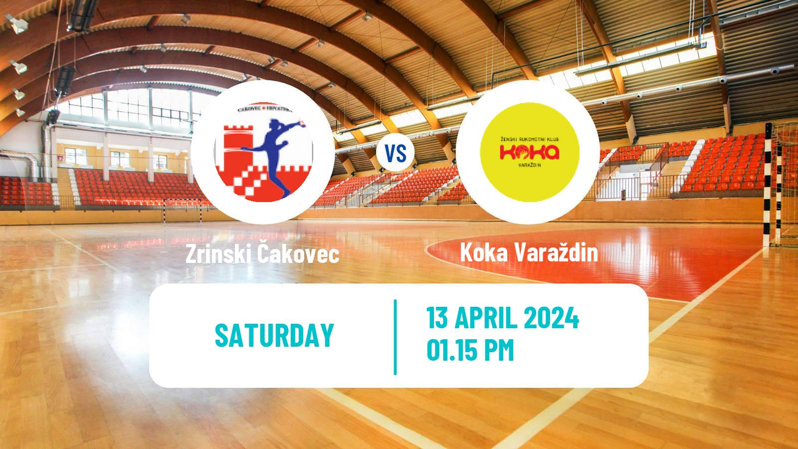 Handball Croatian 1 HRL Handball Women Zrinski Čakovec - Koka Varaždin