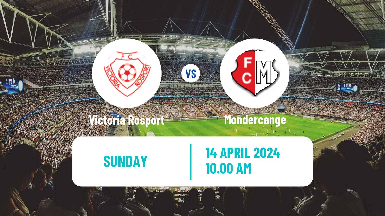 Soccer Luxembourg National Division Victoria Rosport - Mondercange