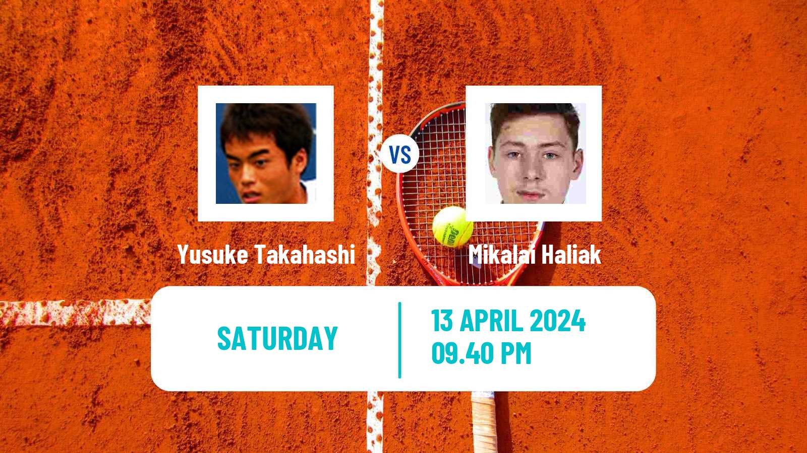 Tennis Gwangju Challenger Men Yusuke Takahashi - Mikalai Haliak