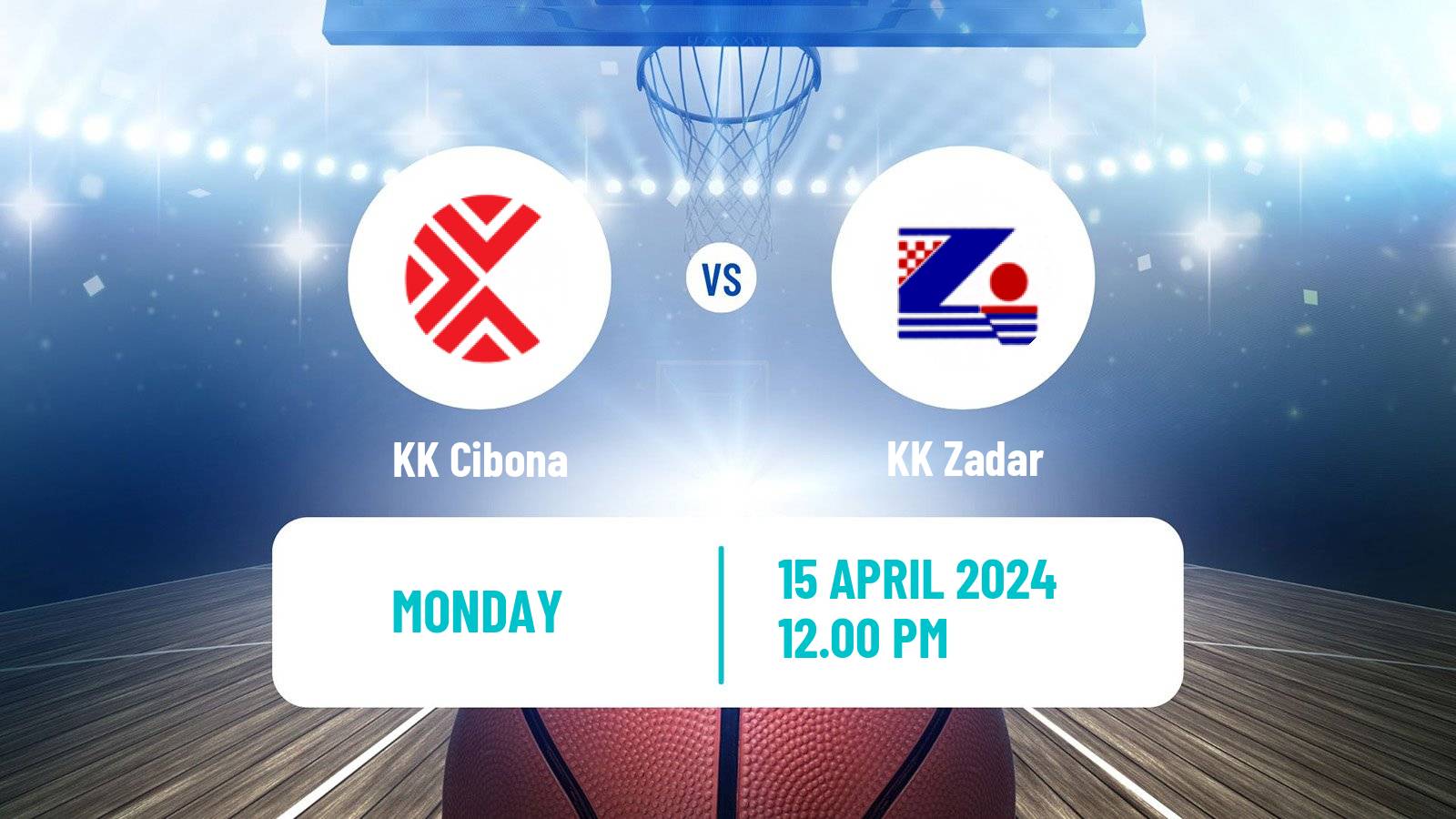 Basketball Croatian Premijer Liga Basketball Cibona - KK Zadar