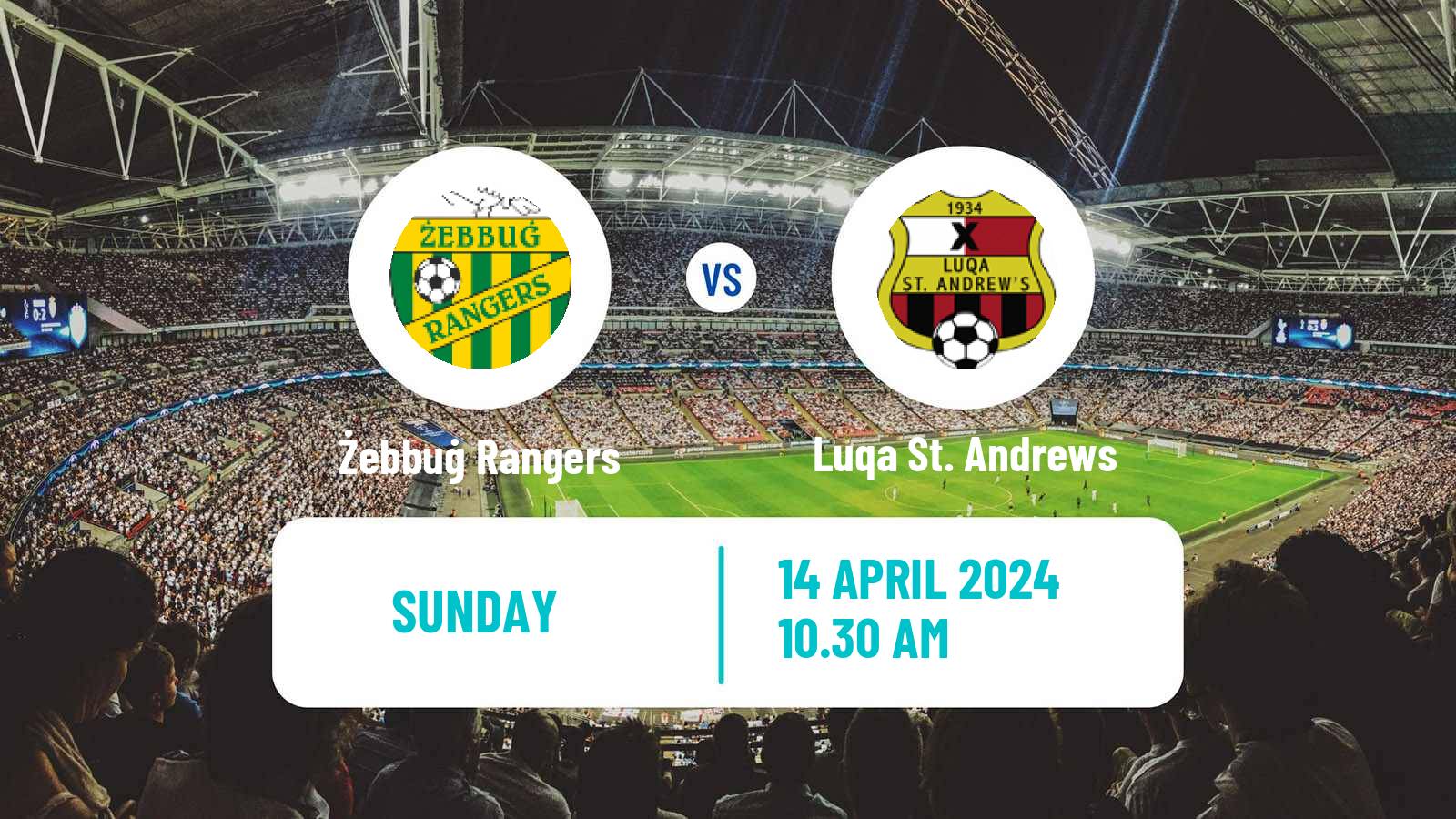 Soccer Maltese Challenge League Żebbuġ Rangers - Luqa St. Andrews