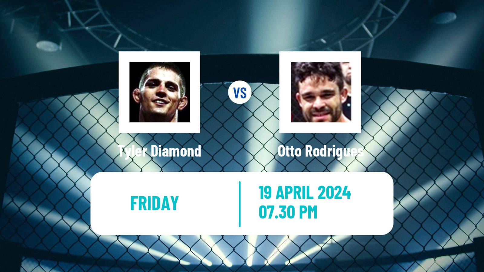 MMA Featherweight Pfl Men Tyler Diamond - Otto Rodrigues