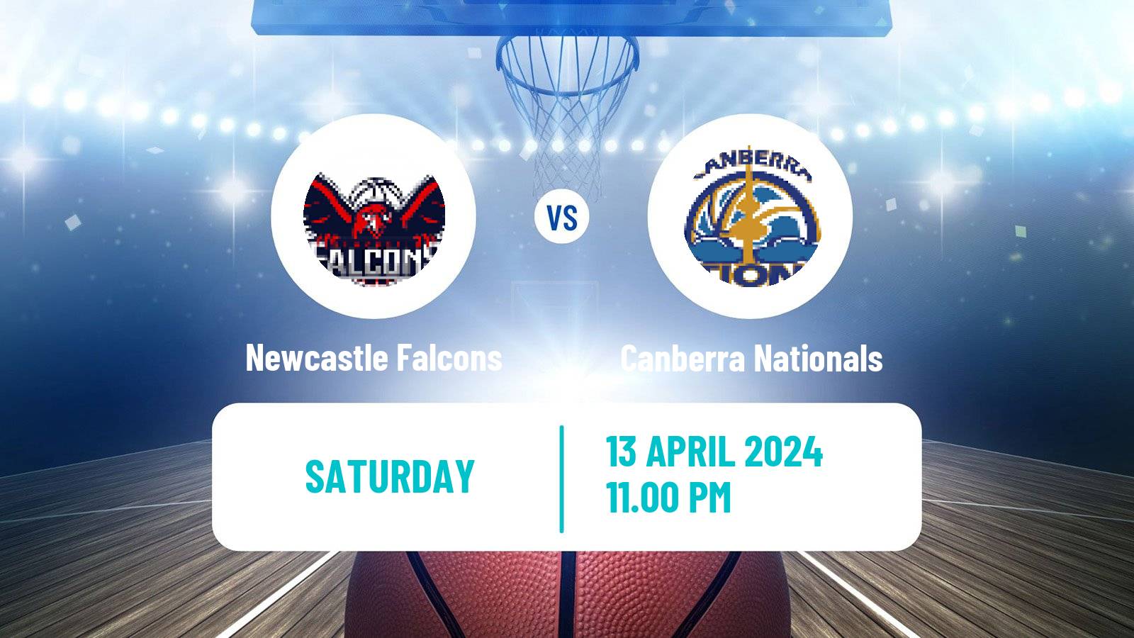 Basketball Australian NBL1 East Women Newcastle Falcons - Canberra Nationals
