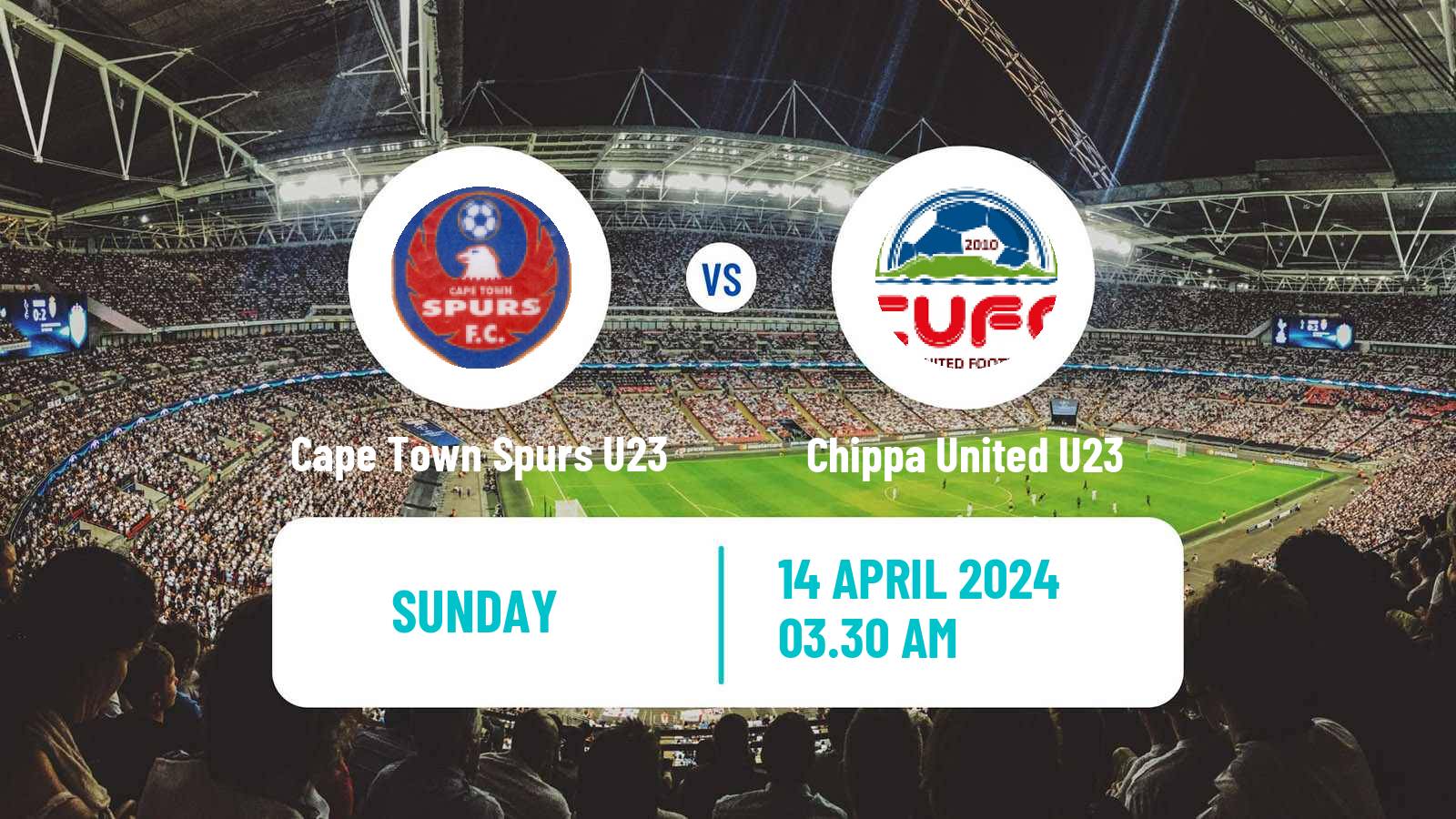 Soccer South African Diski Challenge Cape Town Spurs U23 - Chippa United U23
