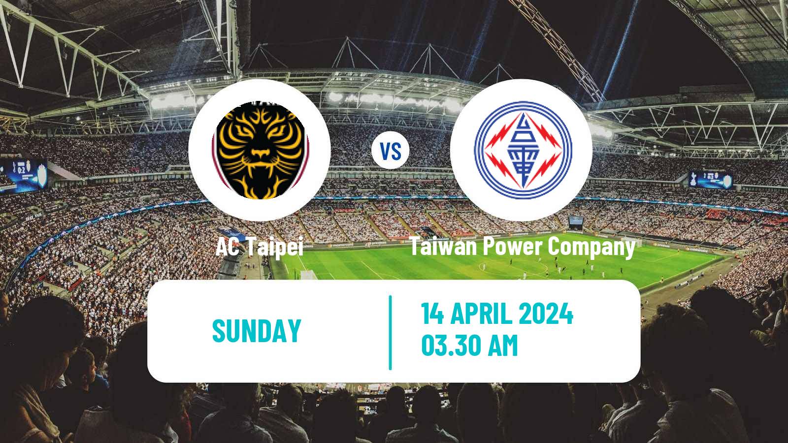 Soccer Taiwan Premier League AC Taipei - Taiwan Power Company
