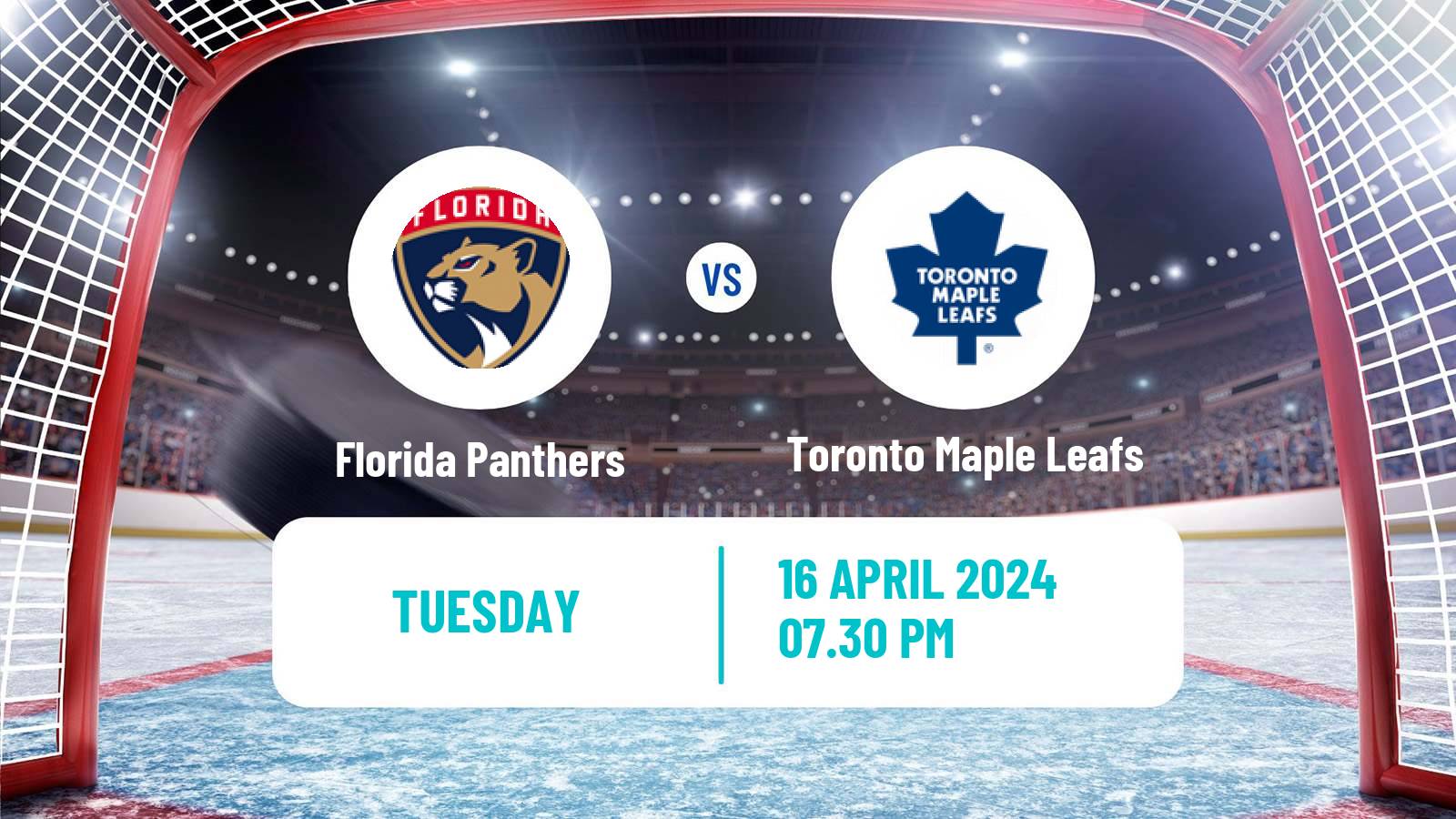 Hockey NHL Florida Panthers - Toronto Maple Leafs